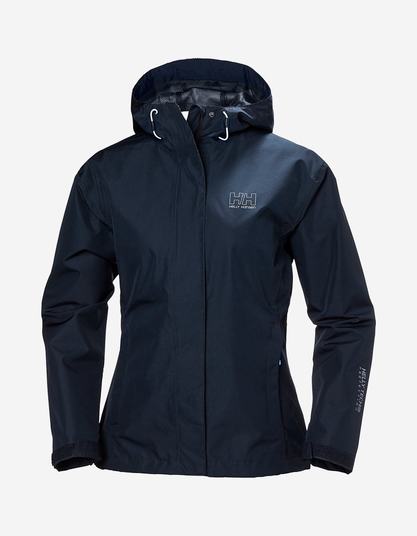 Image of Coats & Jackets. Product name - W SEVEN J JACKET, 598 Navy in Navy colour by brand - Helly Hansen