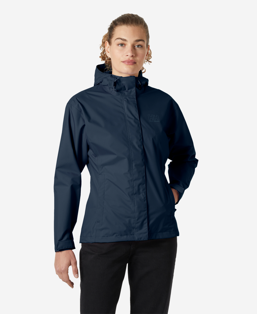 Image of Coats & Jackets. Product name - W SEVEN J JACKET, 598 Navy in Navy colour by brand - Helly Hansen