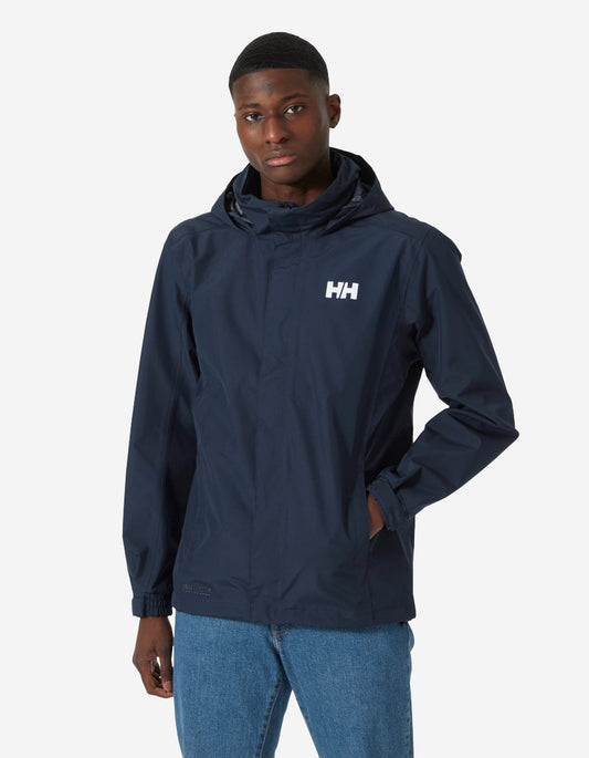 Image of Coats & Jackets. Product name - DUBLINER JACKET, Navy in Navy colour by brand - Helly Hansen