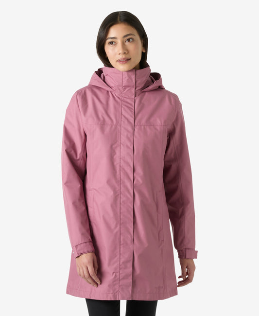Image of Coats & Jackets. Product name - W ADEN LONG COAT, Wildberry in Wildberry colour by brand - Helly Hansen