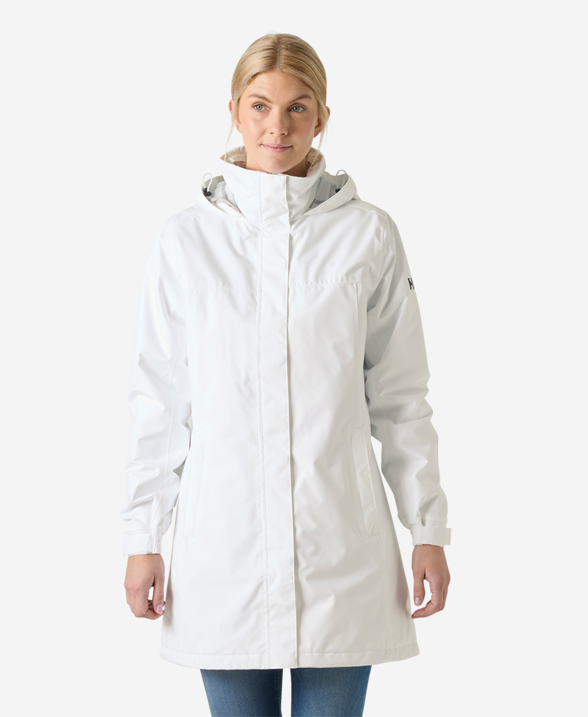 Image of Coats & Jackets. Product name - W ADEN INSULATED COAT, White in White colour by brand - Helly Hansen