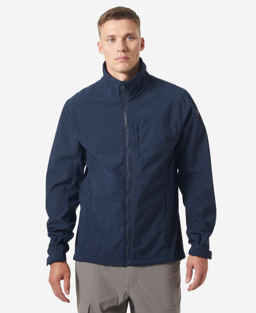 Image of Coats & Jackets. Product name - PARAMOUNT SOFTSHELL JACKET, Navy in Navy colour by brand - Helly Hansen