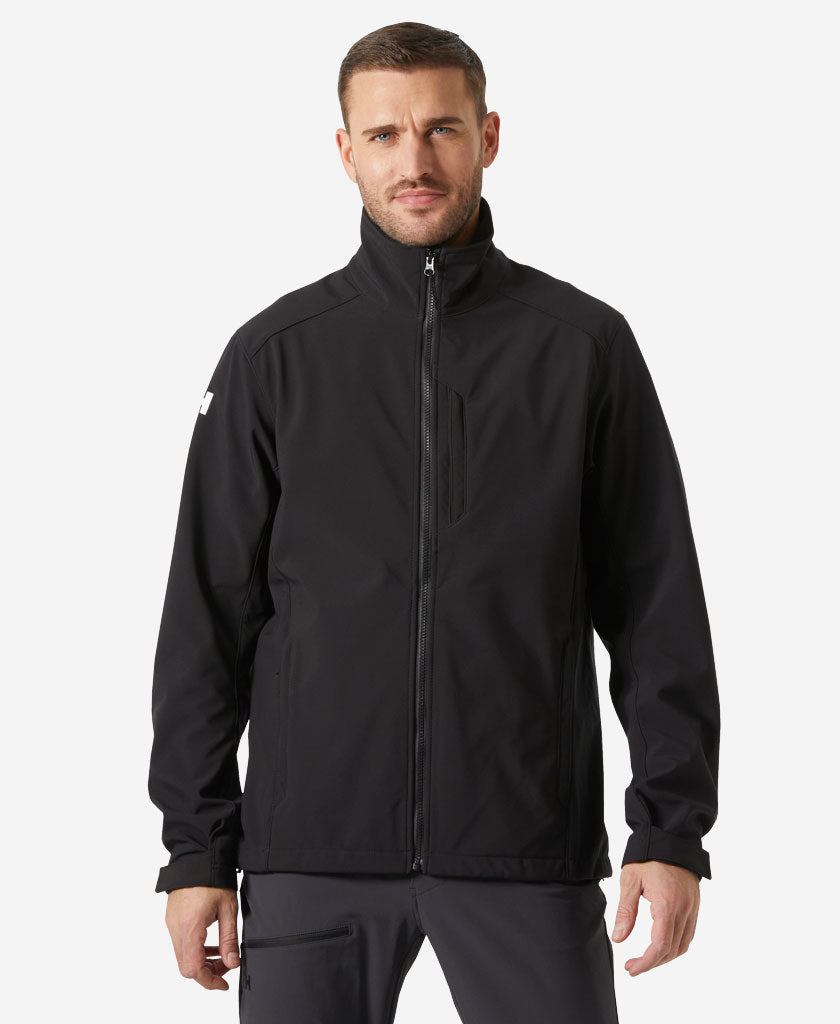 Image of Coats & Jackets. Product name - PARAMOUNT SOFTSHELL JACKET, Black in Black colour by brand - Helly Hansen