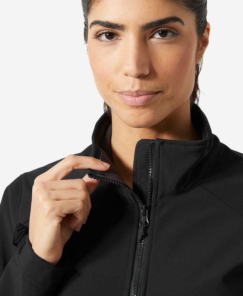 Helly Hansen W PARAMOUNT SOFTSHELL JACKET (Black)