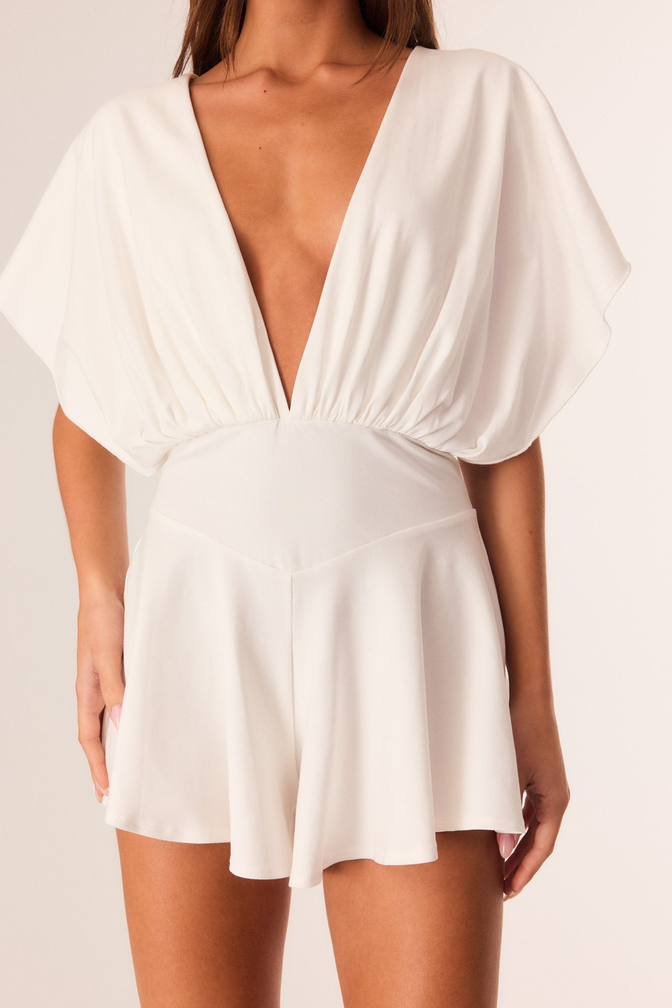 SNDYS HILARY PLAYSUIT (White)