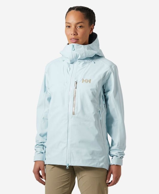 Image of Coats & Jackets. Product name - W VERGLAS BC JACKET, Barely Blue in Barely Blue colour by brand - Helly Hansen