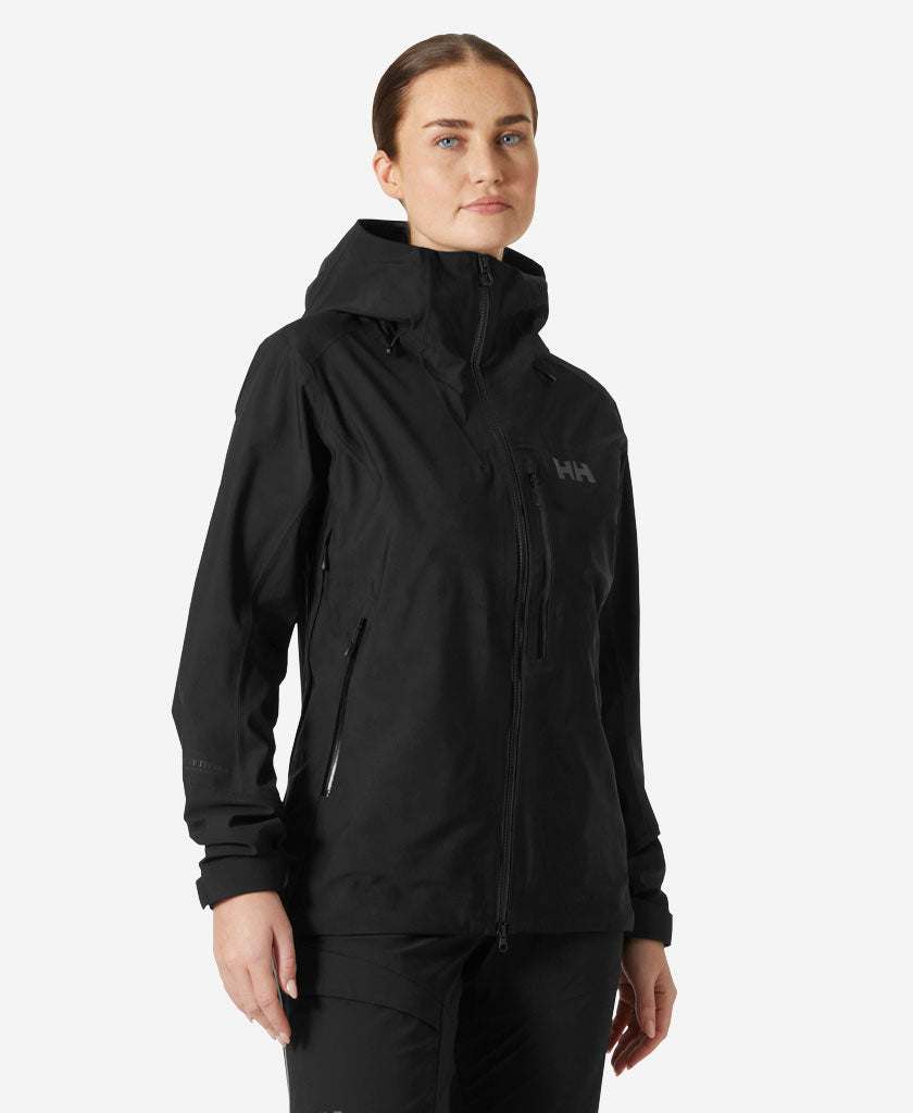 Image of Coats & Jackets. Product name - W VERGLAS BC JACKET, Black in Black colour by brand - Helly Hansen