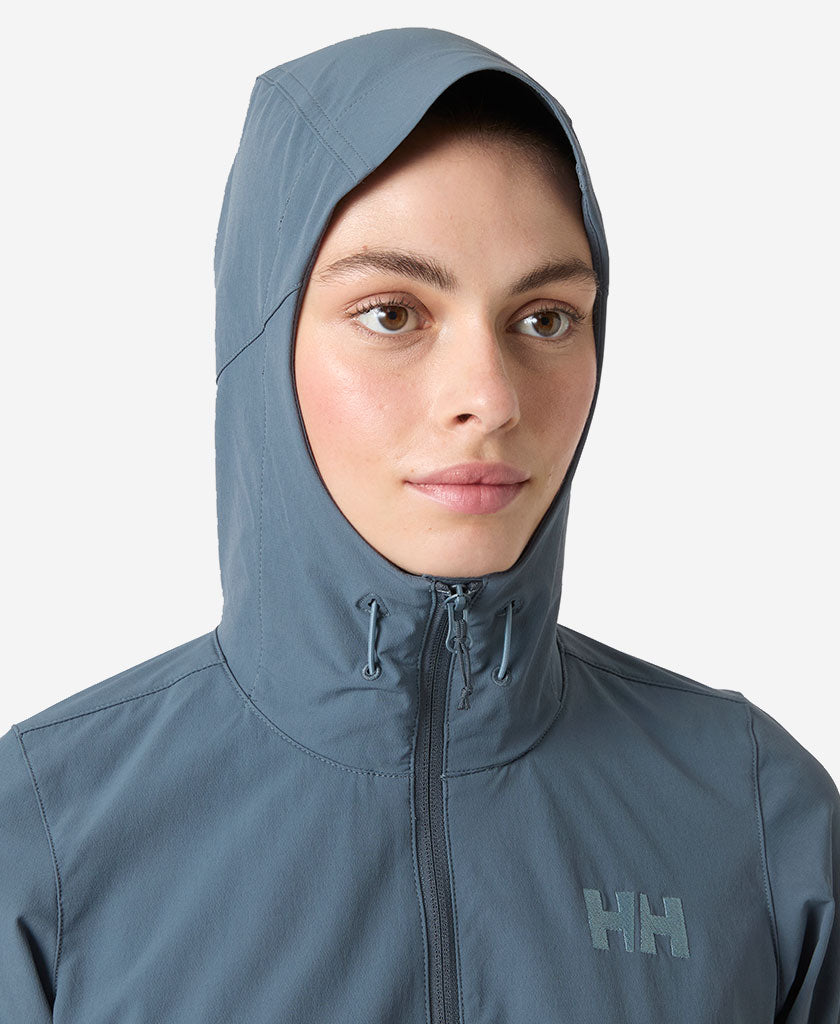Helly Hansen W BLAZE SOFTSHELL HOOD (Alpine Frost)