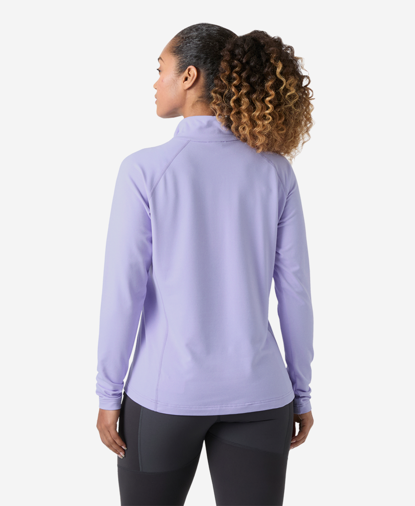 Helly Hansen W TYRI KNIT 1/2 ZIP (Bright Lavender)