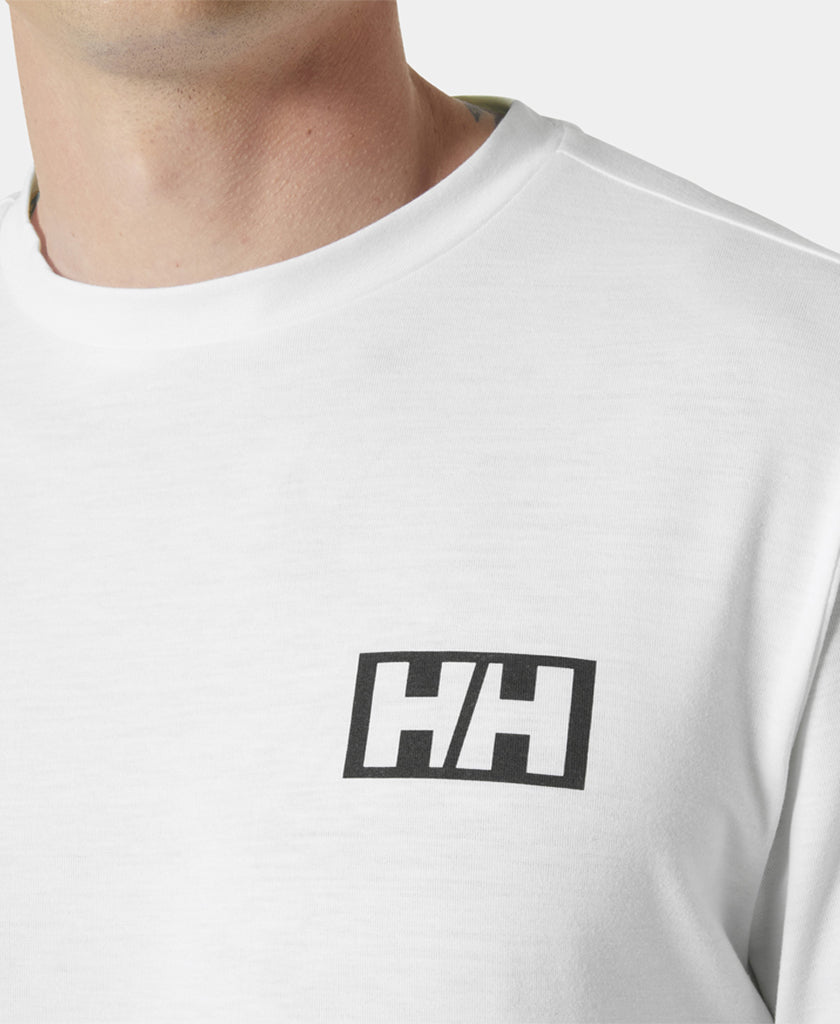Helly Hansen SKOG GRAPHIC LS TEE (White)