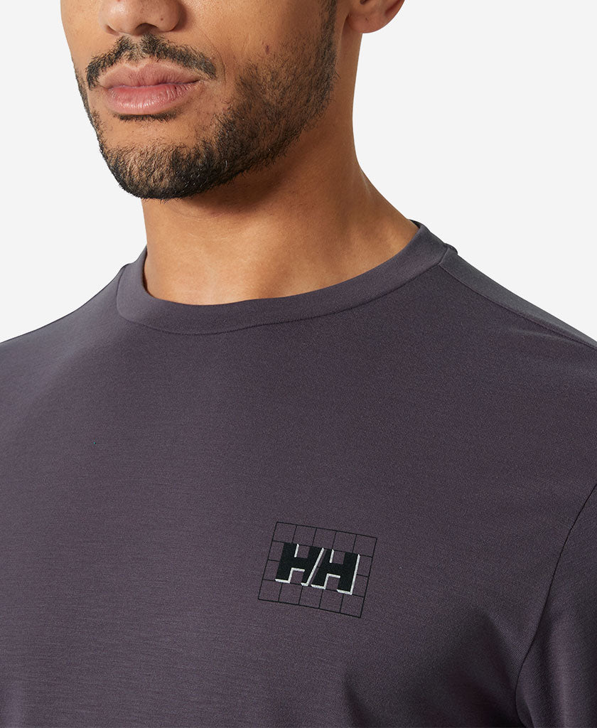 Helly Hansen SKOG GRAPHIC LS TEE (Smoked Purple)