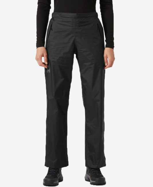 Image of a model wearing Pants. Product name - W LOKE PANTS 2.0, Black in Black colour by brand - Helly Hansen