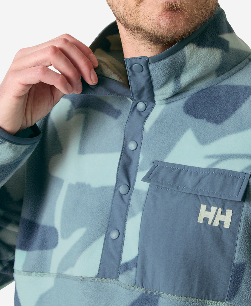 Helly Hansen MARIDALEN PRINTED FLEECE, Windy Blue HH JPN Camo (Windy Blue Hh Jpn Camo Aop)