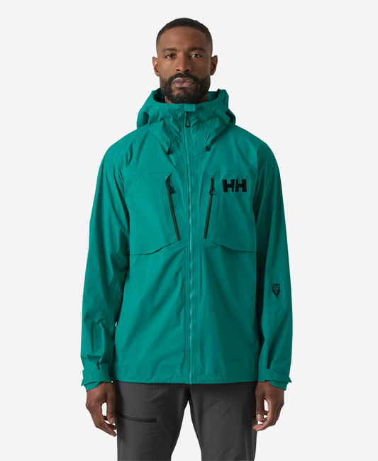 Image of Coats & Jackets. Product name - ODIN ULTIMATE INFINITY JKT, Signal Green in Signal Green colour by brand - Helly Hansen