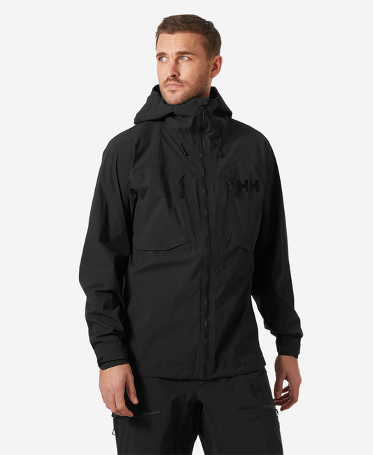 Image of Coats & Jackets. Product name - ODIN ULTIMATE INFINITY JKT, Black in Black colour by brand - Helly Hansen