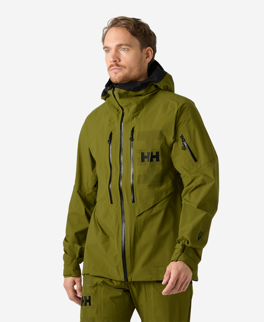 Image of Coats & Jackets. Product name - ODIN BC INFINITY JKT, Olive Green in Olive Green colour by brand - Helly Hansen