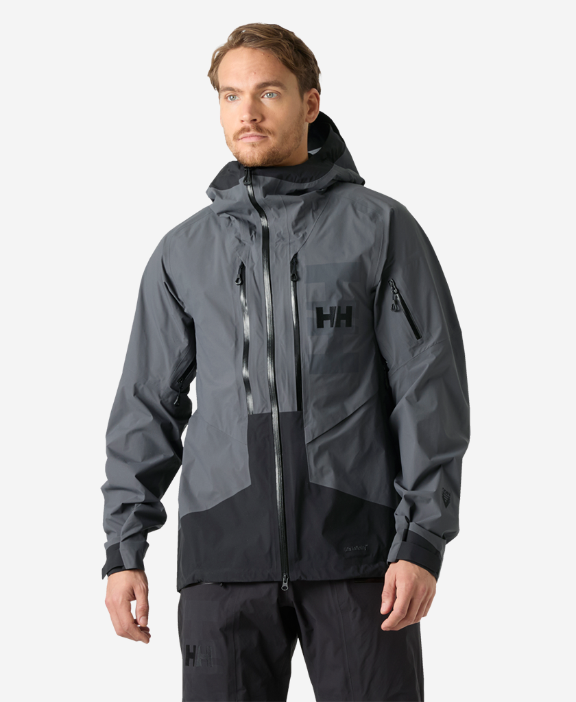 Image of Coats & Jackets. Product name - ODIN BC INFINITY JKT, Thunder Grey in Thunder Grey colour by brand - Helly Hansen
