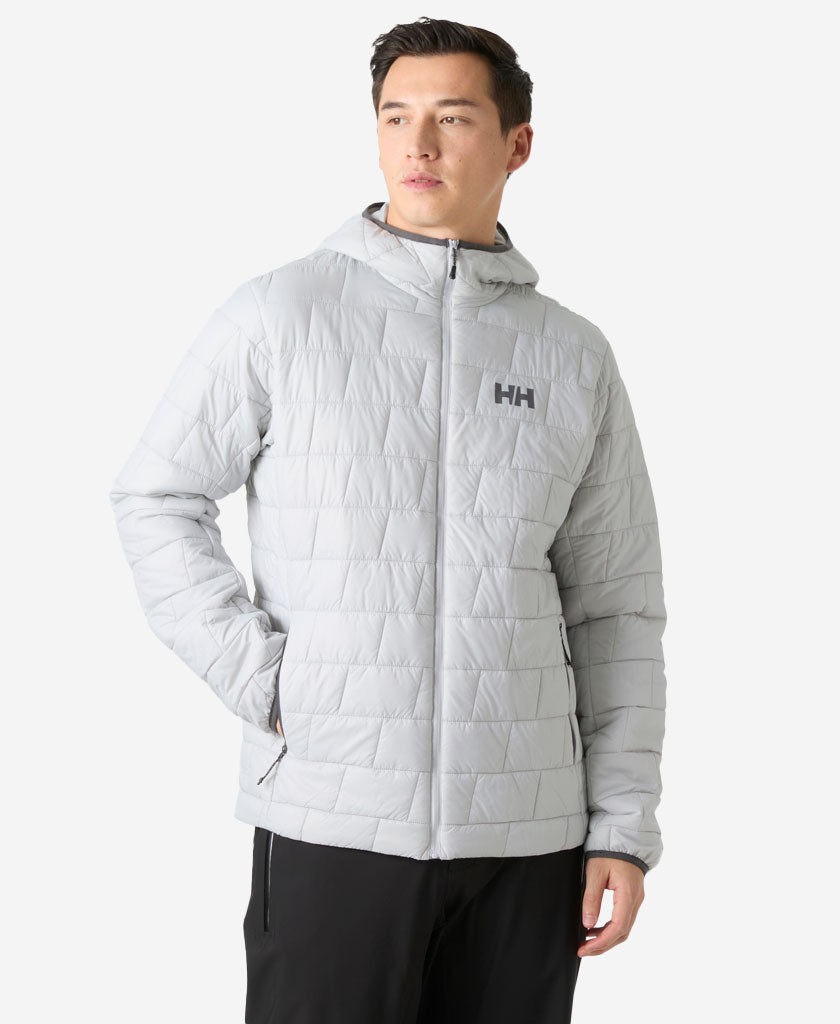 Image of Coats & Jackets. Product name - LIFALOFT HOODED INSULATOR, Grey Fog in Grey Fog colour by brand - Helly Hansen