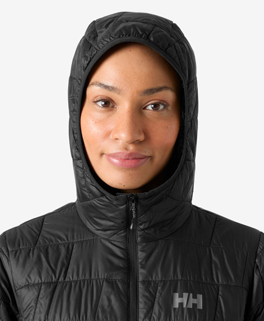 Helly Hansen W LIFALOFT HOODED INSULATOR (Black)