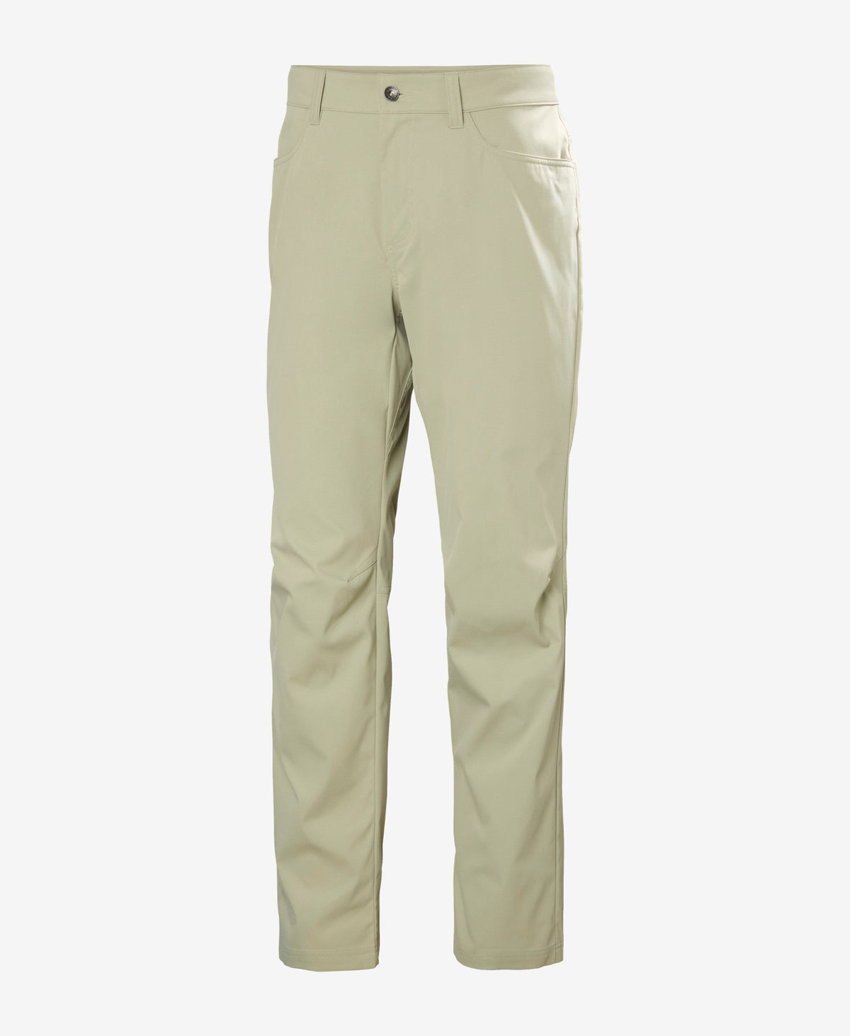 Image of a model wearing Pants. Product name - HOLMEN 5 POCKET PANT, Light Lav in Light Lav colour by brand - Helly Hansen