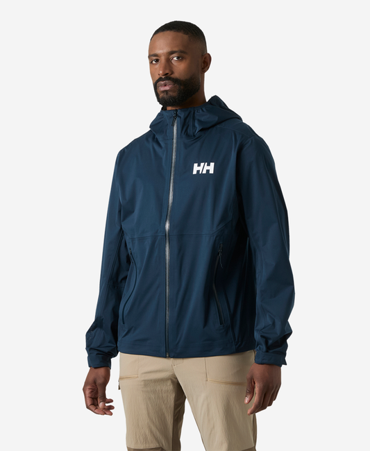 Image of Coats & Jackets. Product name - MOMENTUM 3L STRETCH JACKET, Navy in Navy colour by brand - Helly Hansen