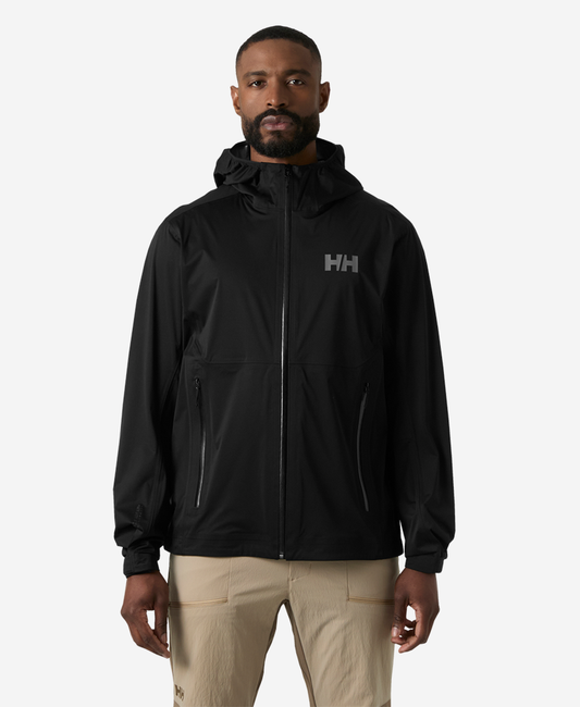 Image of Coats & Jackets. Product name - MOMENTUM 3L STRETCH JACKET, Black in Black colour by brand - Helly Hansen