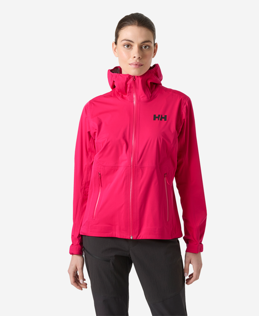 Image of Coats & Jackets. Product name - W MOMENTUM 3L STRETCH JACKET, Cranberry in Cranberry colour by brand - Helly Hansen
