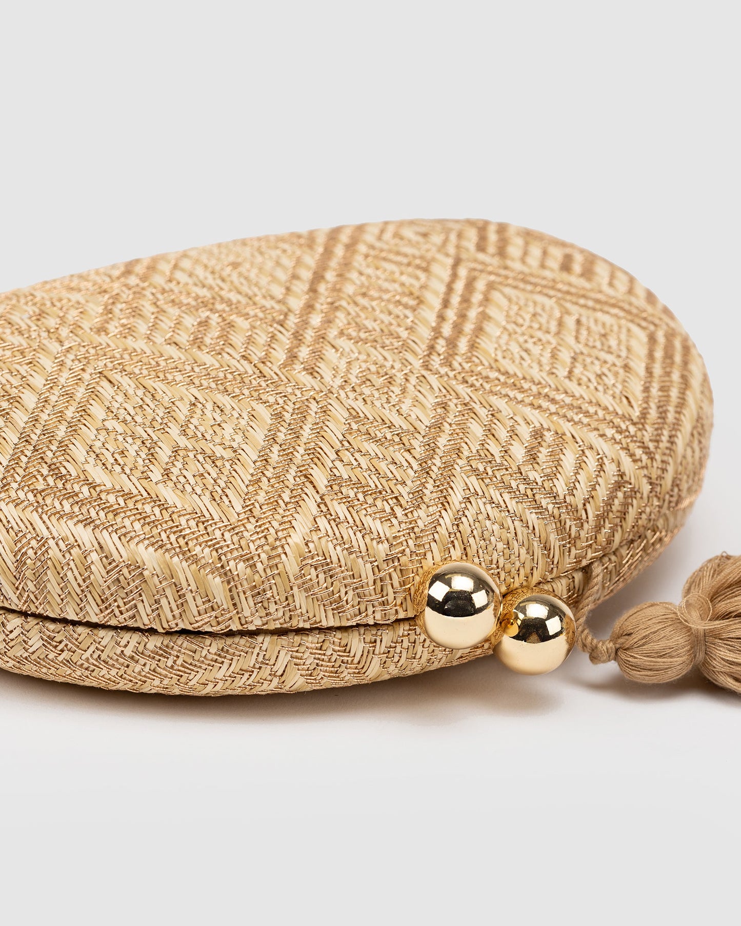Colette by Colette Hayman Jade Hardcase Tassel Clutch Bag (Natural)