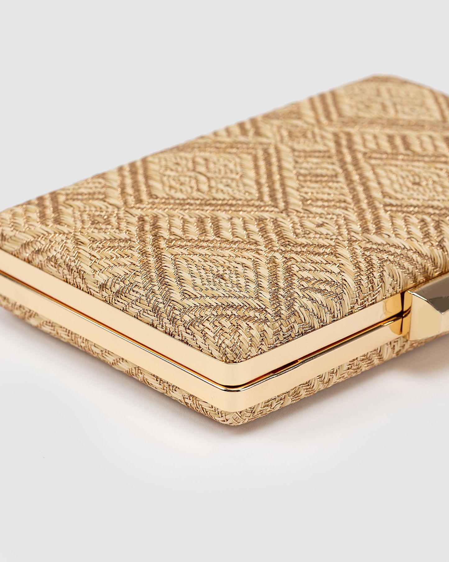 Colette by Colette Hayman Julia Hardcase Clutch Bag (Natural)