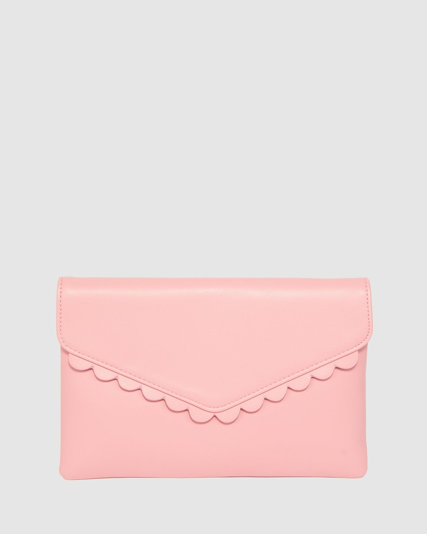 Colette by Colette Hayman Jordana Scallop Clutch Bag (Pink)