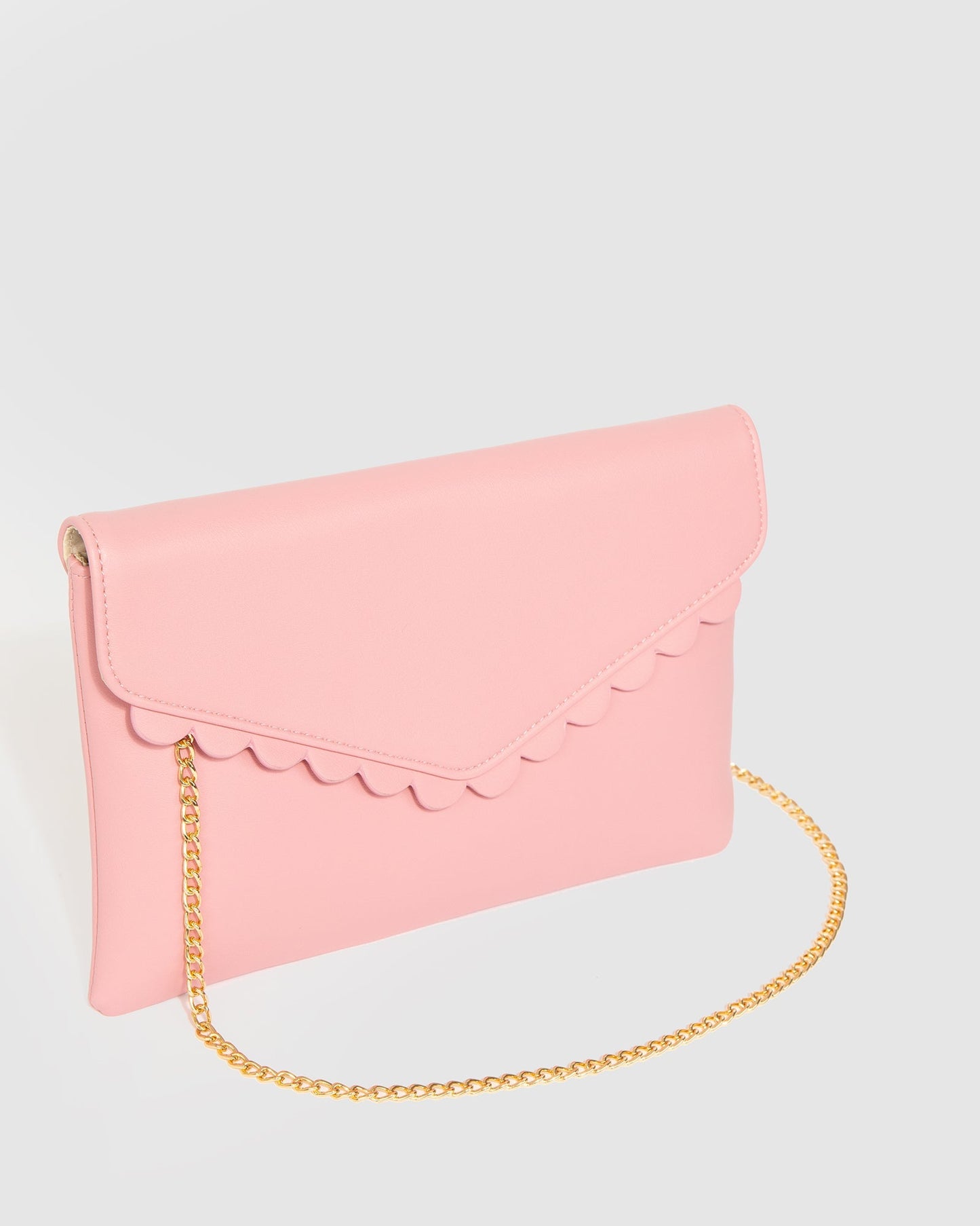 Colette by Colette Hayman Jordana Scallop Clutch Bag (Pink)
