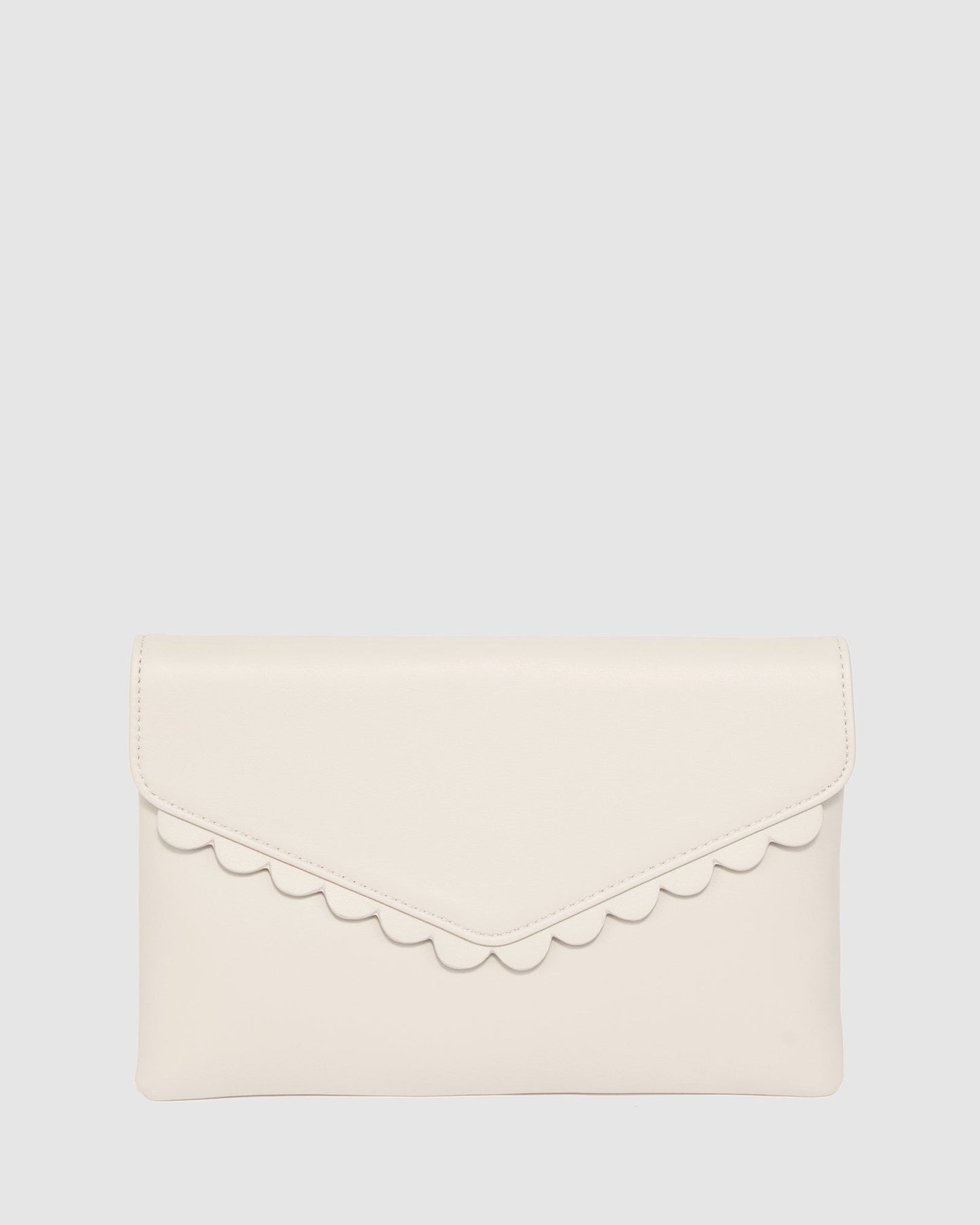 Colette by Colette Hayman Jordana Scallop Clutch Bag (Nude)