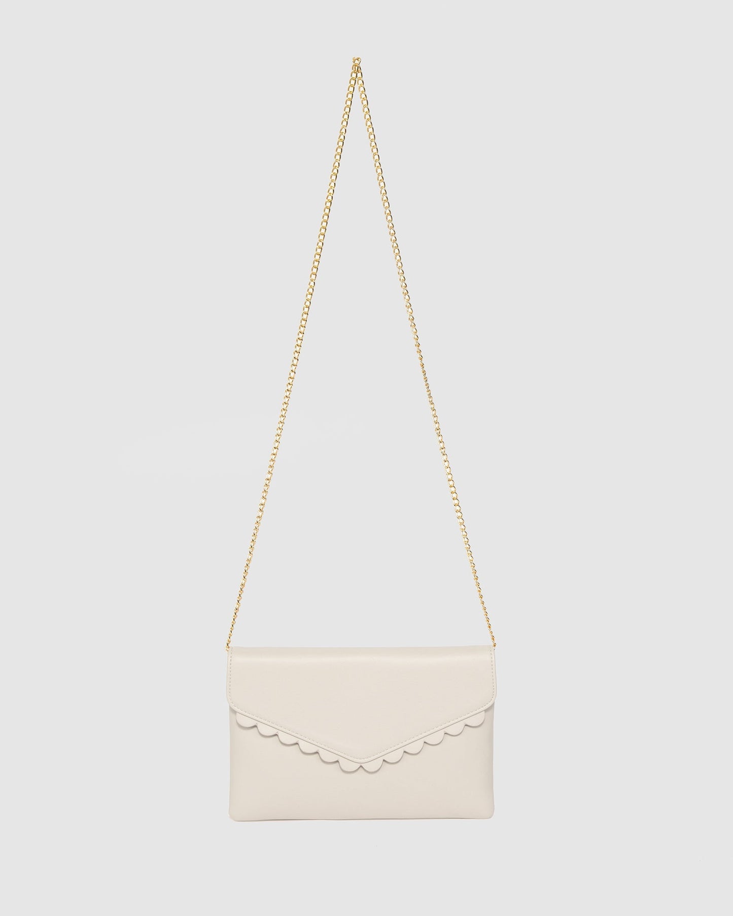 Colette by Colette Hayman Jordana Scallop Clutch Bag (Nude)