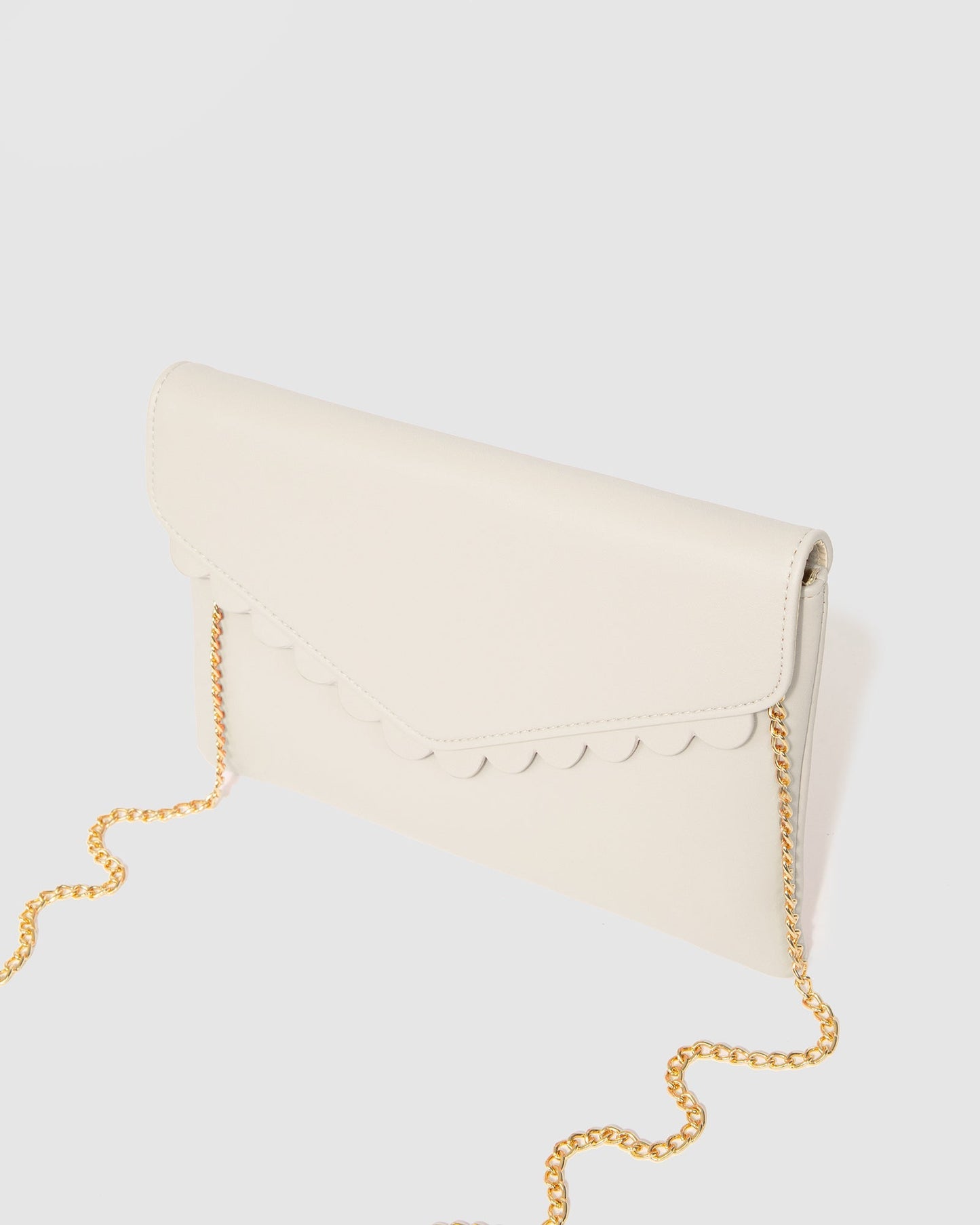 Colette by Colette Hayman Jordana Scallop Clutch Bag (Nude)