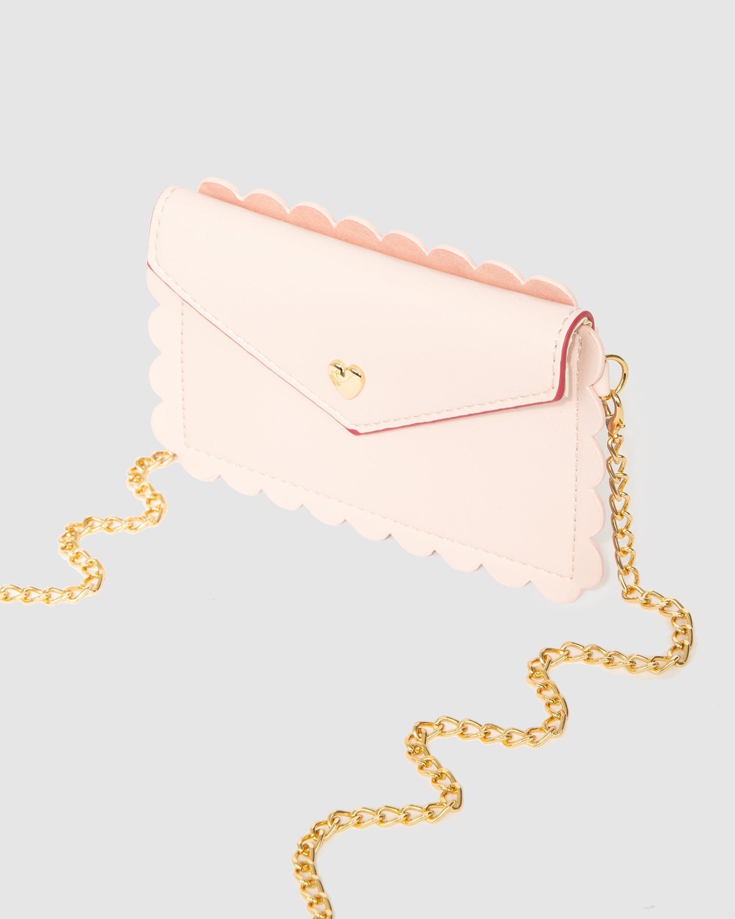 Colette by Colette Hayman Romeo Heart Chain Wallet (Pink)