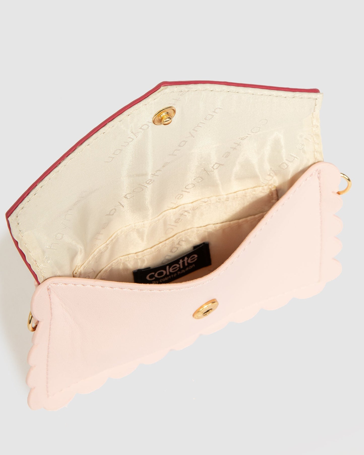 Colette by Colette Hayman Romeo Heart Chain Wallet (Pink)