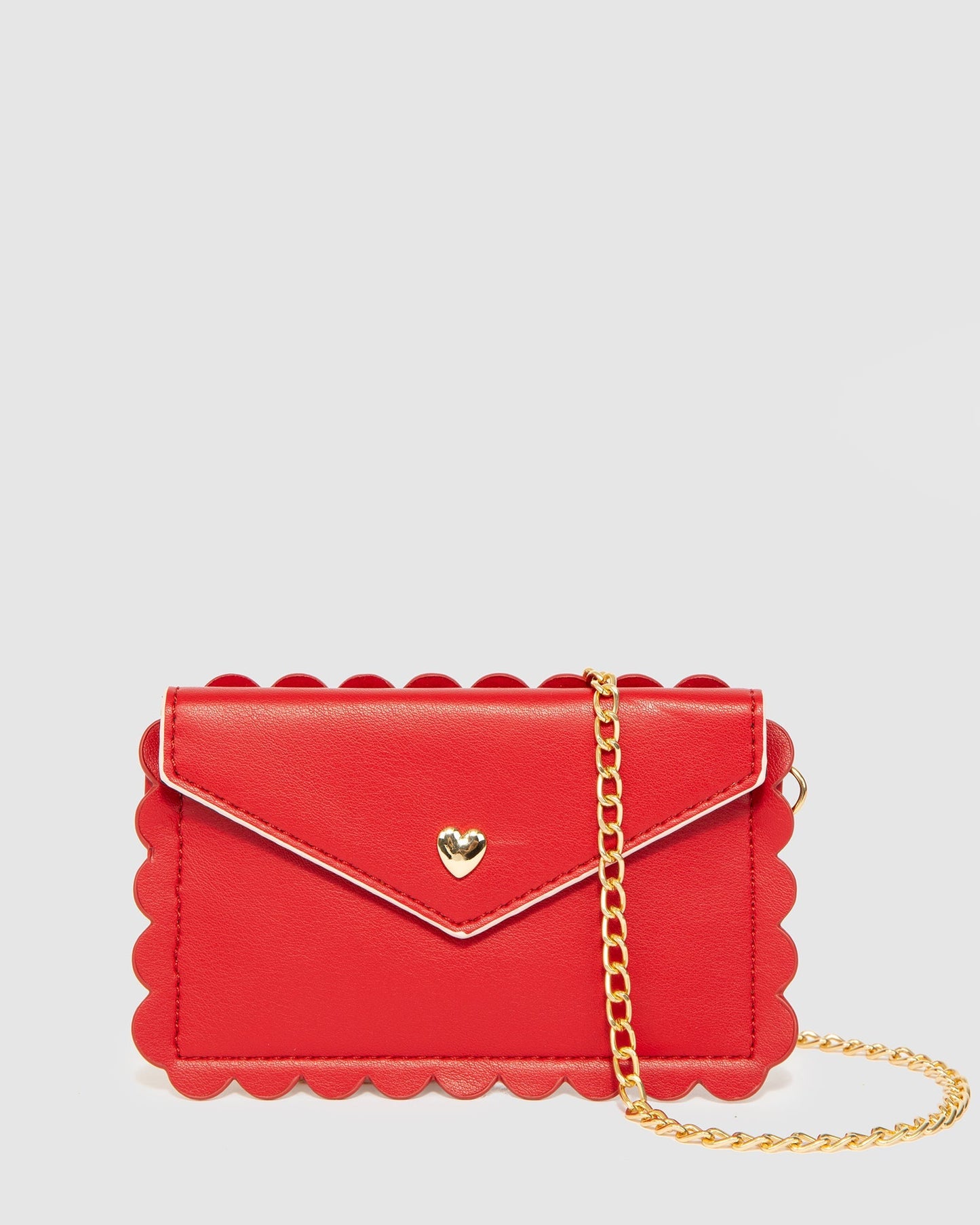 Colette by Colette Hayman Romeo Heart Chain Wallet (Red)
