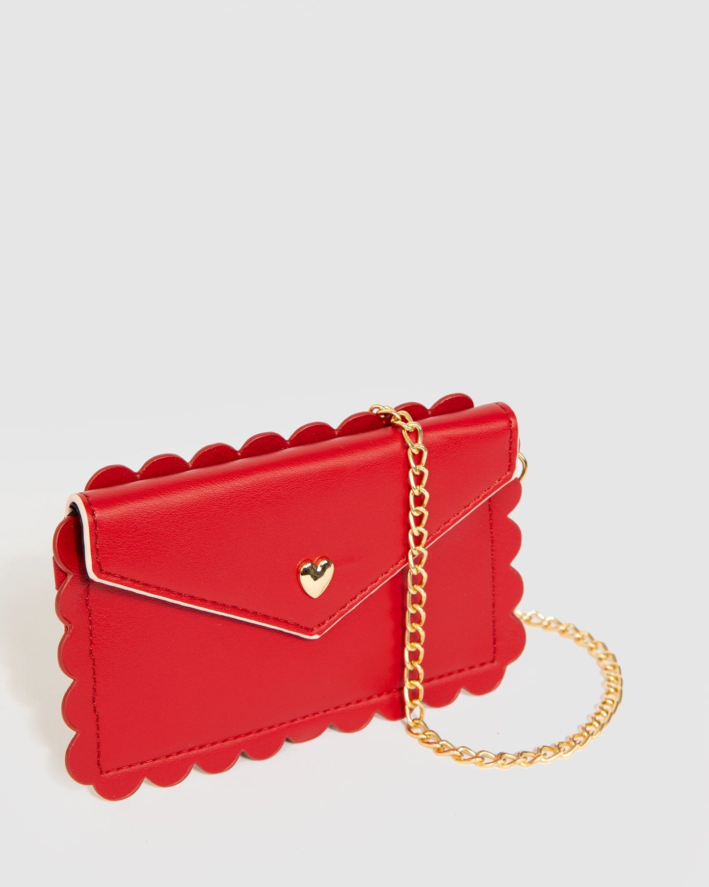 Colette by Colette Hayman Romeo Heart Chain Wallet (Red)
