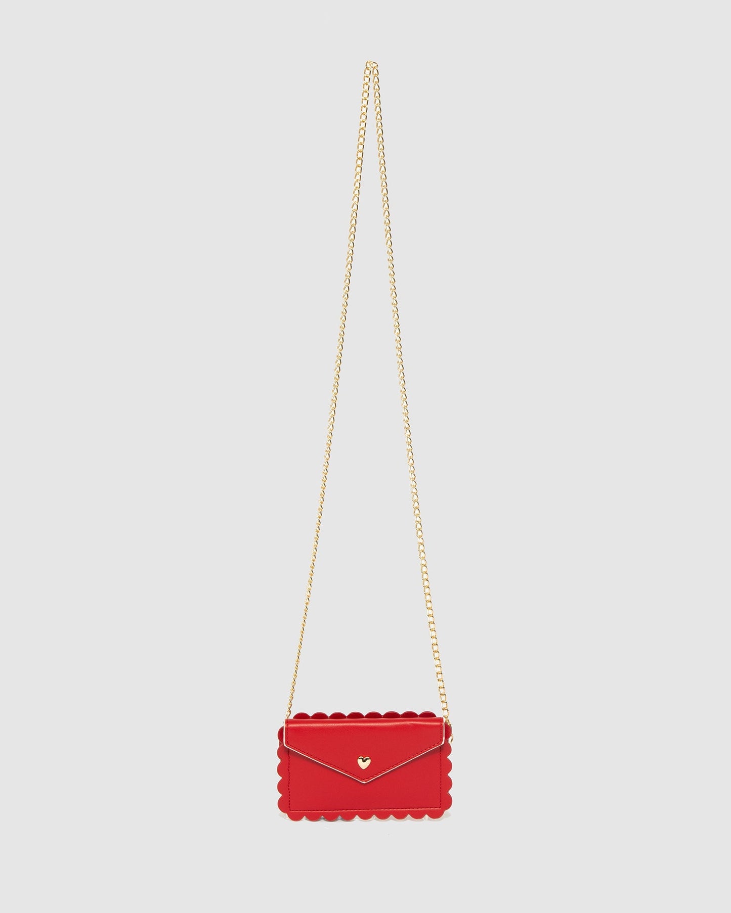 Colette by Colette Hayman Romeo Heart Chain Wallet (Red)