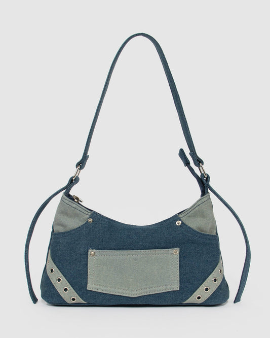 Colette Ashley Blue Shoulder Bag (Denim)