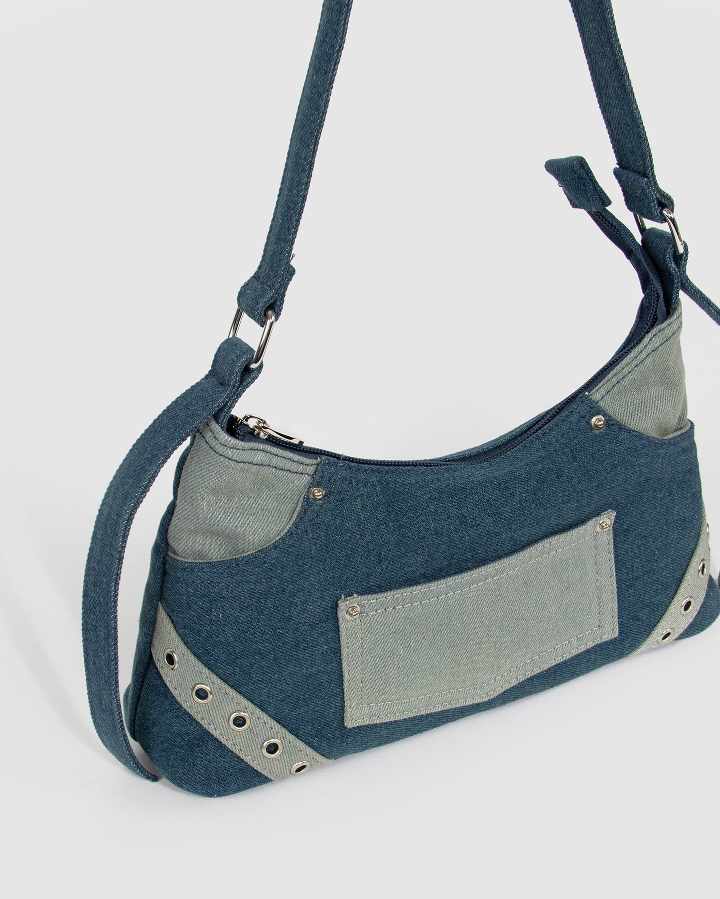 Colette Ashley Blue Shoulder Bag (Denim)