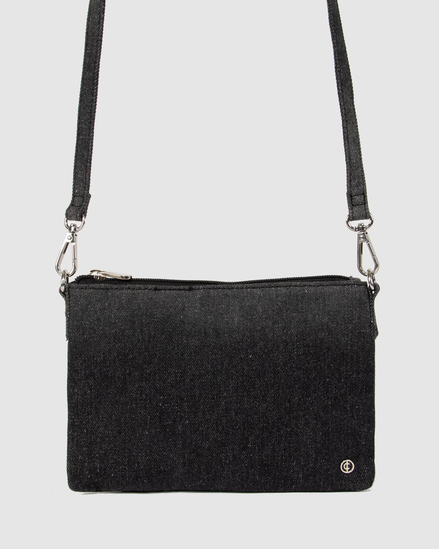 Colette by Colette Hayman Mary Kate Denim Crossbody (Grey)