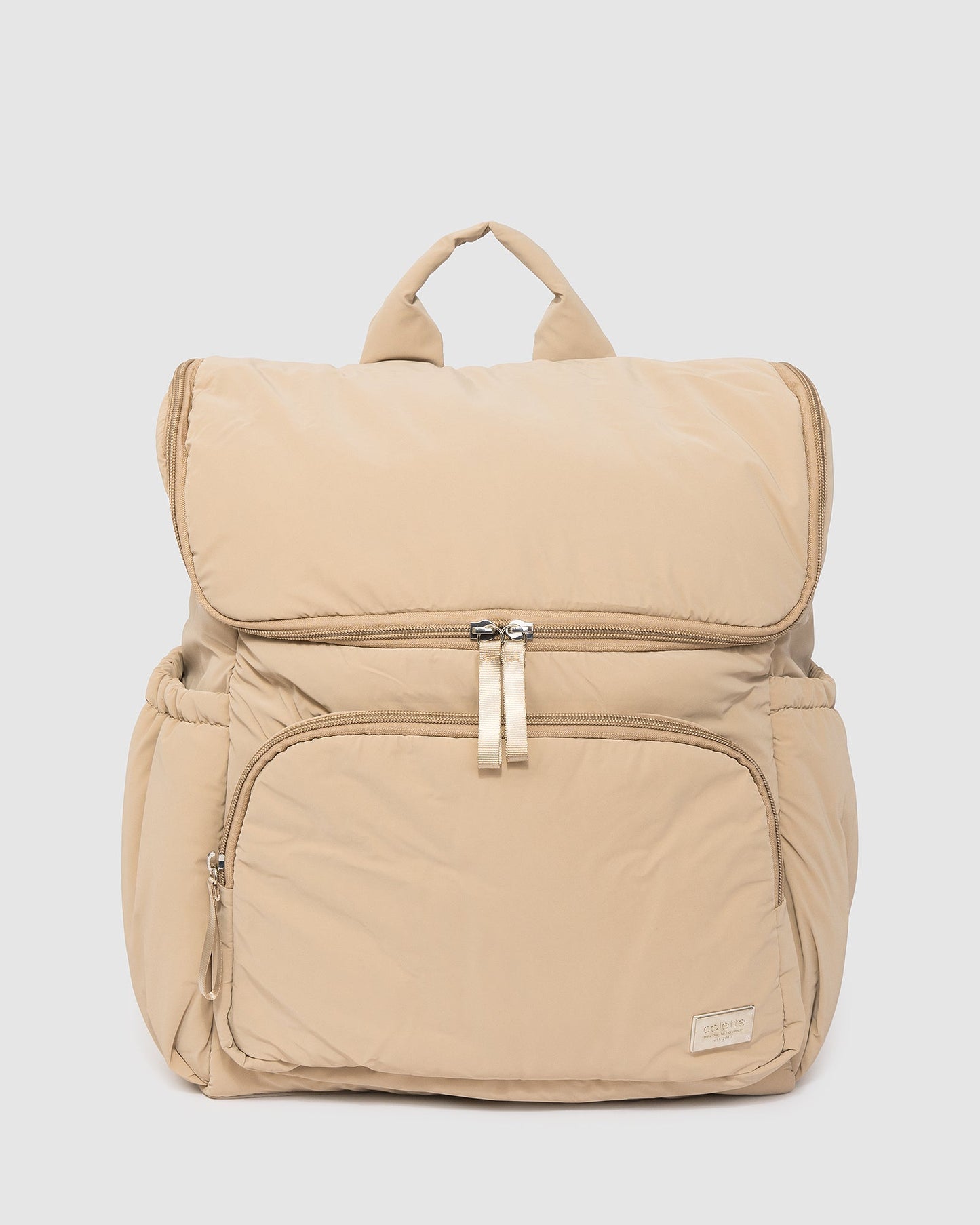 Colette by Colette Hayman Soft Touch Baby Bag Backpack (Natural)