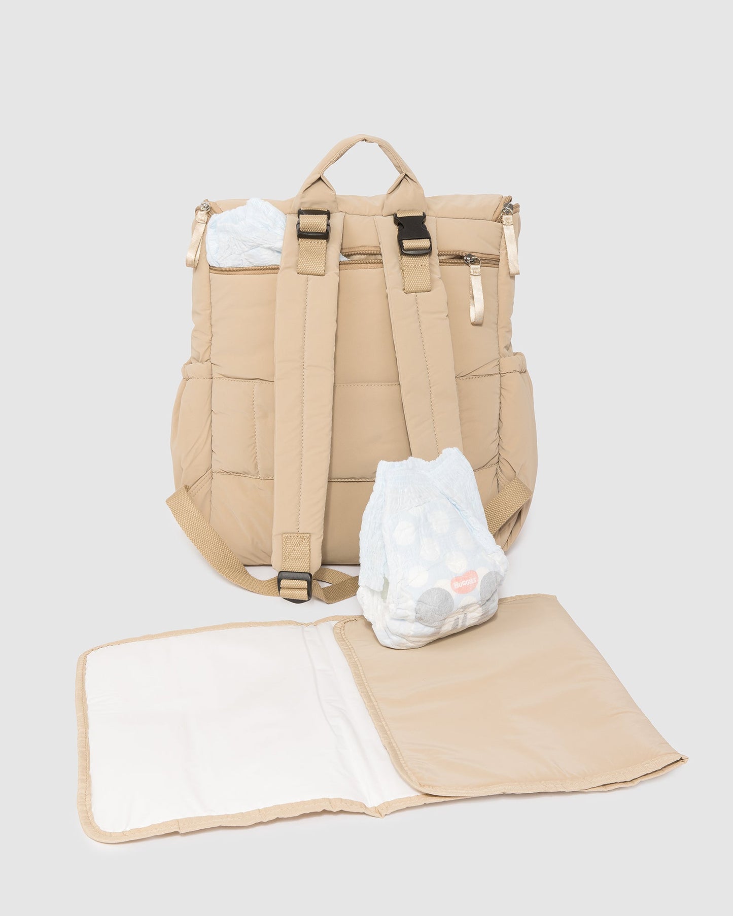 Colette by Colette Hayman Soft Touch Baby Bag Backpack (Natural)