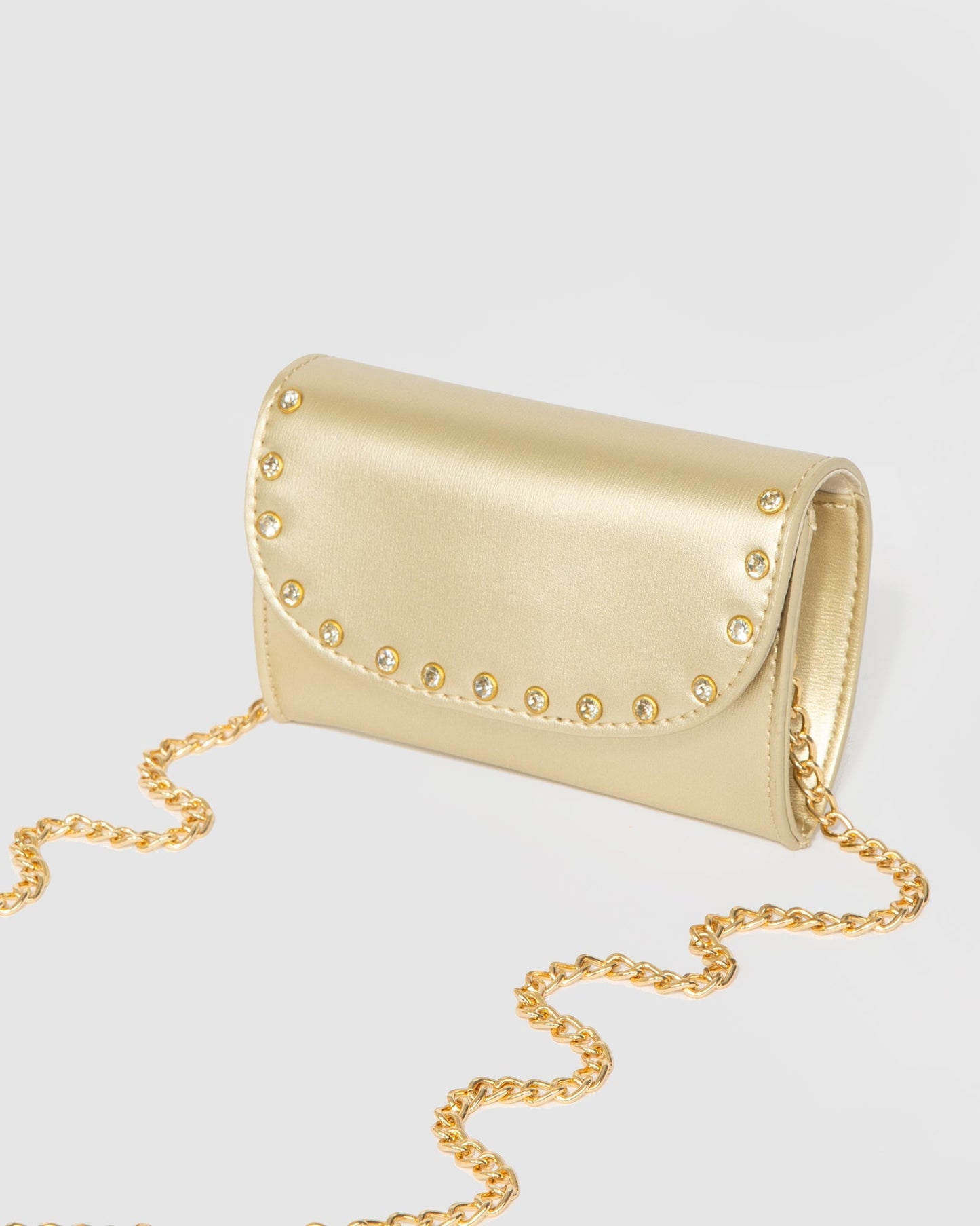 Colette by Colette Hayman Kids Diamonte Clutch Bag (Gold)