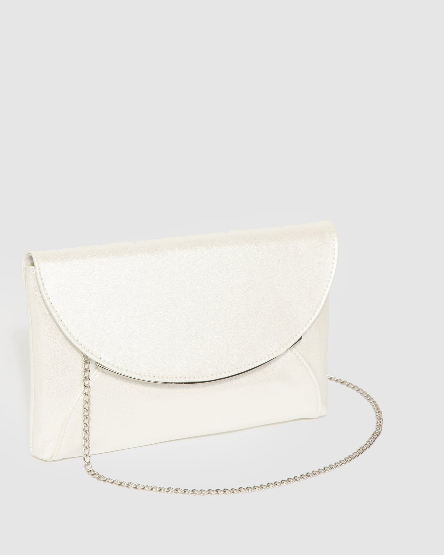 Colette by Colette Hayman Dalila Envelope Clutch Bag (Silver)