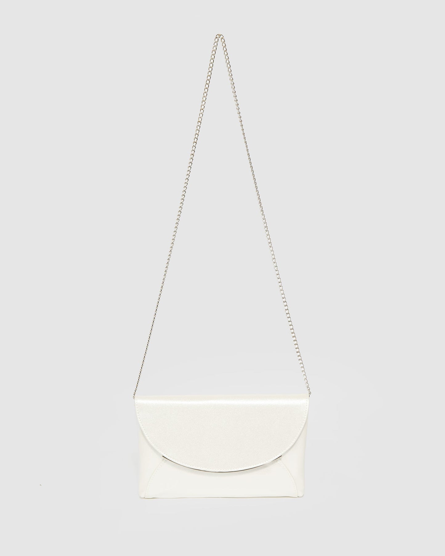 Colette by Colette Hayman Dalila Envelope Clutch Bag (Silver)