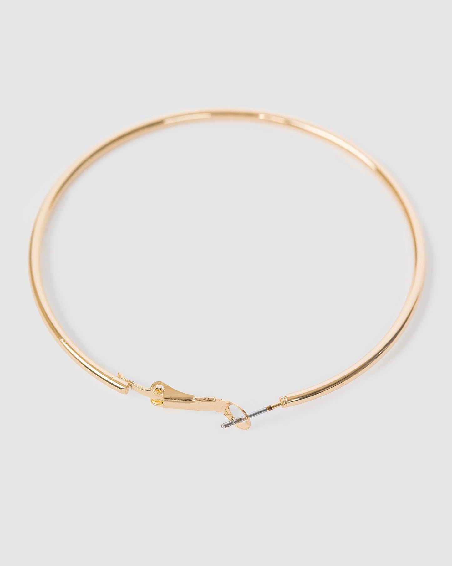 Colette by Colette Hayman Fine Hoop Earrings 60mm (Gold)