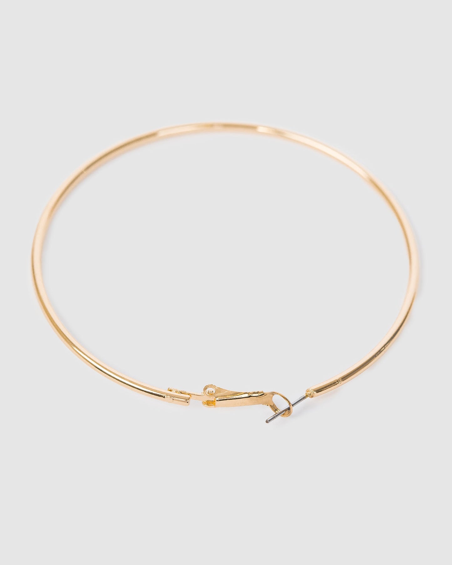 Colette by Colette Hayman Fine Hoop Earrings 70mm (Gold)