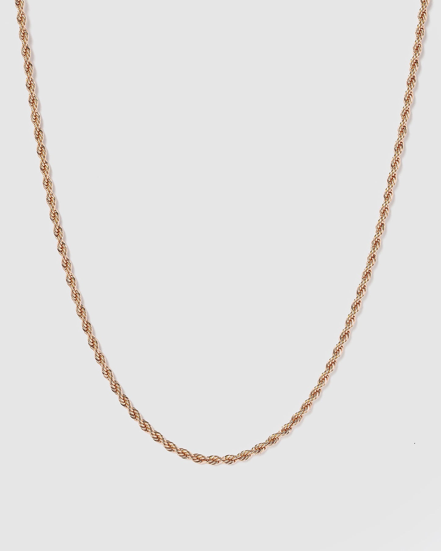 Colette by Colette Hayman Thin Rope Chain Necklace (Rose Gold)